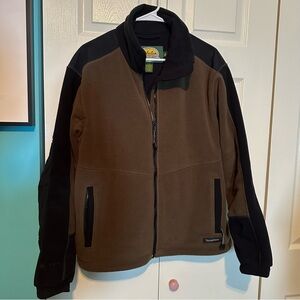 Cabelas Men's Brown and Black Jacket‎ Size Medium